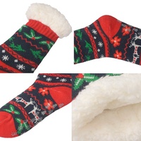 Personnalisé Dessin Animé Midi Pantoufles Chaussettes Doublées Hiver Étage Femmes Chaussettes Pelucheux Épais Chaud Épais Lourd Polaire Robe Chaussettes