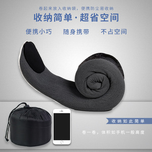 หมอนรองคอเมมโมรี่โฟมรูปตัวยู ขนาด 28x26x14 ซม. พกพาสะดวก สำหรับใช้ในรถยนต์ สำนักงาน ช่วยรองรับการนอนหลับ - Product Image 4