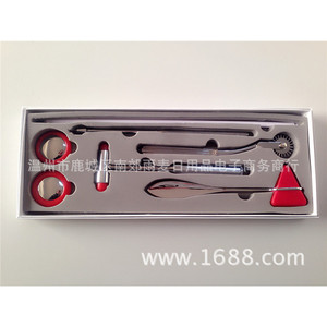Marteau de percussion des nerfs, ensemble de 5 pièces, en alliage de zinc et silicone, outil manuel de test des réflexes neurologiques, coffret cadeau, cadeau d'entreprise - Product Image 3