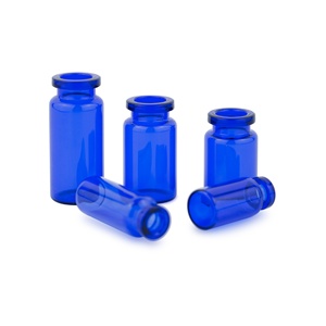 Botella de vidrio azul oscuro de 3 ml con tapa de rosca para uso médico y estético, líquido o polvo liofilizado para suero de cuidado de la piel, venta al por mayor - Product Image 5