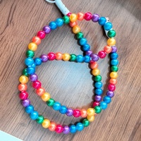 Câble de charge USB Type-C arc-en-ciel coloré à perles de l'usine RTS, vente chaude, intergenre, LGBT, pour ordinateur et voiture