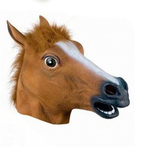 Accesorios, Máscara de Silicona con Cabeza de Caballo, Máscara de Animal para Decoración de Fiestas de Halloween - Product Image 3