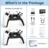 Consola de Juegos Retro Inalámbrica de 2.4GHz con Pantalla IPS, Sistema Linux, WiFi, 4K HD, Doble Joystick, Certificación CE, FCC y RoHS, Distribuidor al por Mayor, 20000 Juegos