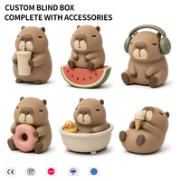 Figurine personnalisée en PVC pour boîte mystère, mini figurine ODM OEM, jouet en vinyle mignon avec accessoires pour décoration de bureau