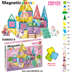 Ensemble de jouets de <span class=keywords><strong>construction</strong></span> en blocs magnétiques en plastique personnalisés en gros, Starshine Shiny, <span class=keywords><strong>jouet</strong></span> éducatif - Product Image 5