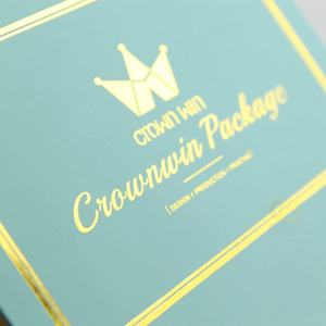 Boîtes cadeaux personnalisées Crown Win, imprimées en couleur, écologiques, durables aux UV, doublure en EVA, estampage à chaud dorée, matériau recyclé, emballage magnétique - Product Image 4