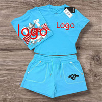 Ensembles 2 Pièces Décontractés et Confortables pour Femmes, Style Sportif d'Été, Qualité Supérieure, Prix de Gros, Collection Designer Boutique, Vente Chaude