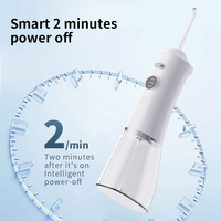 Hydropulseur dentaire électrique portable sans fil rechargeable étanche IPX7 pour le nettoyage des dents