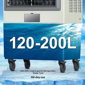 Condizionatore d'aria evaporativo industriale Camel per uso domestico e commerciale, raffreddamento per fabbriche e allevamenti, mobile, con vento super potente - Product Image 4