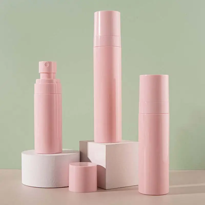 Shunxu Plastic PET mist Spray Pump Bottle Pink 60ml 80ml 100ml 120ml Cosmetic skincare Mister Spray Bottles empty misting