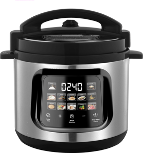 หม้อหุงข้าวอเนกประสงค์แบบไม่ติดหม้อสแตนเลส6L ดิจิตอล12-in-1ควบคุมด้วยเซ็นเซอร์แบบสัมผัส - Product Image 2