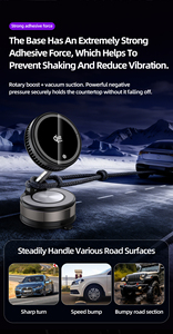 SYONG 25W Magnetic Wireless Car <strong>Charger</strong> Mount Vacuum Suction Phone Holder 360&deg; Rotating Foldable Car Mount for <strong>iPhone</strong> - Product Image 6