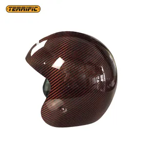 Casque de moto de vélo à demi-visage ouvert casque de moto coupe-vent anti-buée et chaud avec évents réglables