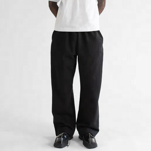 Pantaloni della tuta oversize personalizzati a gamba tesa da <span class=keywords><strong>uomo</strong></span> larghi in cotone Jogging da <span class=keywords><strong>uomo</strong></span> - Product Image 6