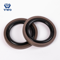 Joint d'étanchéité PTFE avec joint torique pour piston de vérin hydraulique, haute pression bidirectionnelle, faible friction, directement de l'usine.