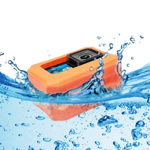 Takenoken Housse de protection pour surf Étui flottant orange <span class=keywords><strong>Go</strong></span> <span class=keywords><strong>Pro</strong></span> <span class=keywords><strong>Hero</strong></span> 10 <span class=keywords><strong>9</strong></span> Boîtier flottant noir <span class=keywords><strong>Accessoire</strong></span> EVA durable pour l'action - Product Image 4