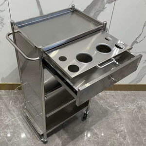 New Product Hair Salon <b>Tool</b> <b>Cart</b> Beauty <b>Cart</b> Shelf Trolley - Product Image 2