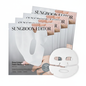 SUNGBOON EDITOR Deep Collagen Power Boosting Facial Mask 4ea Pack High Quality Product - Product Image 2