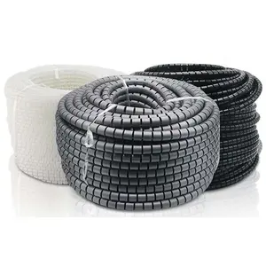 8mm Colours Spiral Cord Cable Spiral Wrapping Band For Computer Line Decoration
