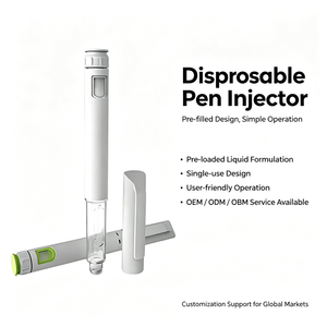 Disposable Pen Injector Single Use Handheld Dosing Applicator With Clear Calibration <b>Window</b> Smooth Press Structure - Product Image 4