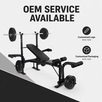 Banc de musculation multifonctionnel moderne réglable pour presse, développateur de pectoraux et de jambes, pour entraînement de force à domicile