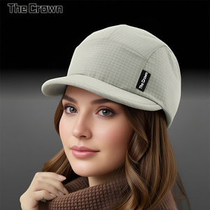 Gorra de 5 Paneles con Logotipo Personalizado, Malla de Nylon, Estructurada, Transpirable, Impermeable, Resistente al Viento, para Campamento al Aire Libre, Venta al Por Mayor, con Etiqueta Lateral - Product Image 2