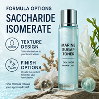 Tonique aux oligosaccharides marins, traitement hydratant, non irritant, sans sulfate, éclat rafraîchissant, niacinamide, nourrissant, hydraté