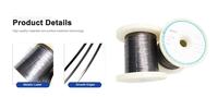 Fils en Nitinol de 0,1 mm, 0,2 mm, 0,5 mm de diamètre, fils en Nitinol à mémoire de forme pour usage médical