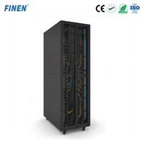 Armoire de serveur de qualité supérieure en acier SPCC avec porte à double verrouillage, plan personnalisé pour salle informatique gouvernementale, stock 42U/47U