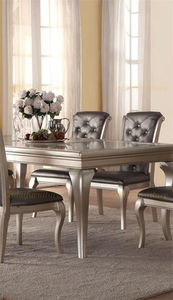Ensembles <span class=keywords><strong>de</strong></span> salle à manger <span class=keywords><strong>de</strong></span> luxe au design moderne <span class=keywords><strong>table</strong></span> à manger avec dessus en verre avec <span class=keywords><strong>6</strong></span> chaises ensembles <span class=keywords><strong>de</strong></span> <span class=keywords><strong>table</strong></span> à manger en bois - Product Image 5
