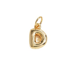 Gold Letter Charms Copper Plated DIY Jewelry Findings For Necklace Making Mixed Shapes Bag Pack A4 137 - Product Image 5