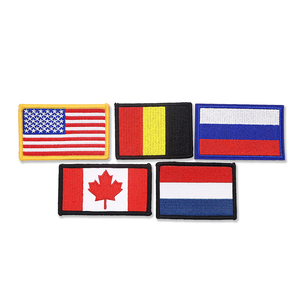 Écussons de drapeau américain de crochet et de boucle de haute qualité personnalisés en gros - Product Image 6