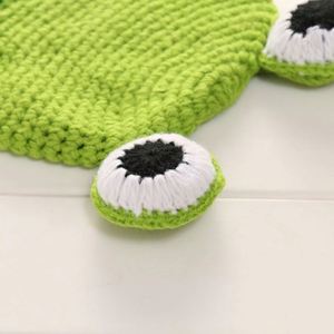 Gorros de Punto para Niños, Gorros de Felpa Cálidos de Invierno con Diseño de Rana Hechos a Mano al por Mayor - Product Image 5