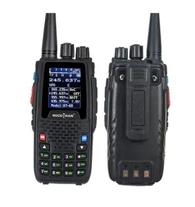 优质QYT KT-8R四频136-174/220-260/350-390/400-480MHz对讲机彩色显示FM收发器