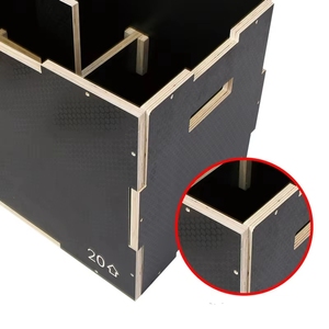 Stable Non-Slip All-in-1 Wooden Training Box for Box <strong>Jump</strong> Step-up ,<strong>seating</strong> Training and Storage for Adults / Kits - Product Image 3