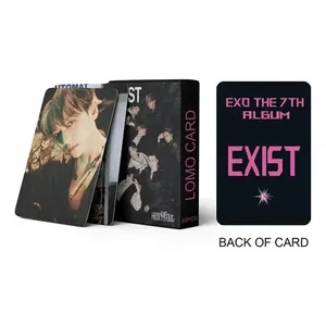 Lomocard 55 pz carte da collezione Exo Kpop per decorazioni scolastiche di san valentino - Product Image 2