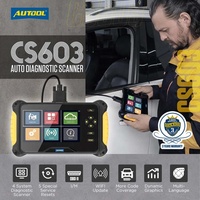 Escáner Automotriz AUTOOL CS603 con Pantalla de 7 Pulgadas, Multi-idioma, Actualización Wifi, Herramienta de Diagnóstico Automotriz Obd2