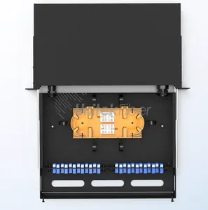High Quality Sliding Fiber Optic Patch Panel 12 Ports 24ports ODF Fiber Panel SC LC FC ST Rack Mounted Distribution Box