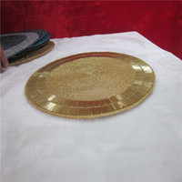 Vente directe d'usine traitement et tapis perlé personnalisé fait à la main tasse Matdishes disque Pad dîner drapeau tapis de Table thé tapis de Table 148