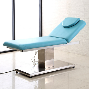 Kisen Luxury Facial Spa Cosmetic Salon  Electric Beauty Beds Massage Lash Bed for Salon 2 Motors Electric Cosmetic Massage Bed - Product Image 5