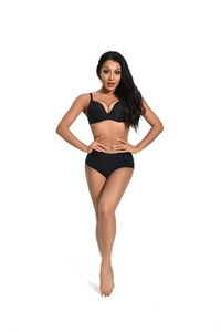 Culottes Triangle Femme Grande Taille en Modal à Taille Élastique Large, Coupe Haute, Extensibles, Confortables, Couleurs Unies Noir et Nude, Usage Quotidien - Product Image 6