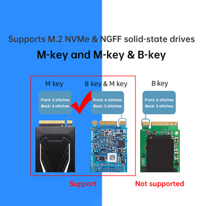 High-Speed Nvme Ngff Usb 3.1 Type-C Dual Protocol M.<span class=keywords><strong>2</strong></span> Aluminium Ssd Externe Harde Schijf Doos - Product Image 2