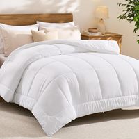 Couette de lit personnalisée pour la maison et l'hôtel, extra moelleuse, légère, unie, 100% polyester, chaude, écologique