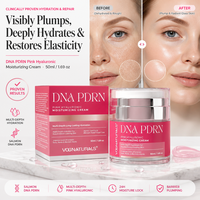 Crème Hydratante Coréenne Anti-Imperfections Corps et Visage à l'Acide Hyaluronique et au PDRN ADN, Soin Éclat et Élasticité de la Peau, Marque Privée