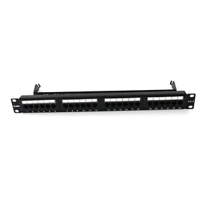 Bolein High Quality 1U Cat5E UTP 24-port Rack Mount Patch Panel Suitable For 19-inch Network Cabinet