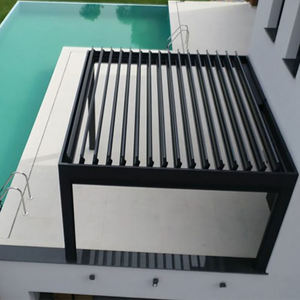 Gazebo Pérgola motorizada Aluminio Exterior Fábrica Persianas Bioclimática Impermeable Patio Persiana Aluminio Pérgola - Product Image 5
