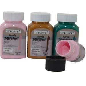 Funda con borde de cuero para SILLÍN, almohadillas para SILLÍN con patrón de pintura de color - Product Image 2