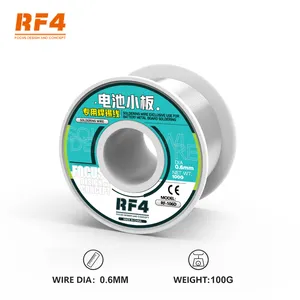 RF4 0.6mm टांका तार अनन्य उपयोग के लिए फोन बैटरी धातु बोर्ड मरम्मत बैटरी