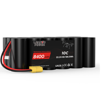 Batterie au lithium Molicel 6S3p 18650 10C 22,2V 8,4Ah 9Ah 10Ah VANT pour drone FPV, batterie pour drone quadricoptère