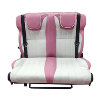 Asiento triple RV Soporte directo de fábrica cama de asiento plegable universal RV personalizada con cinturón de seguridad